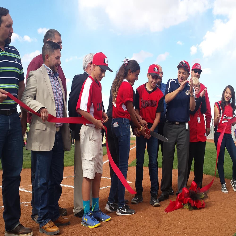 Paso Del Norte School (SISD) - Baseball and Softball Fields - Ribbon Cutting